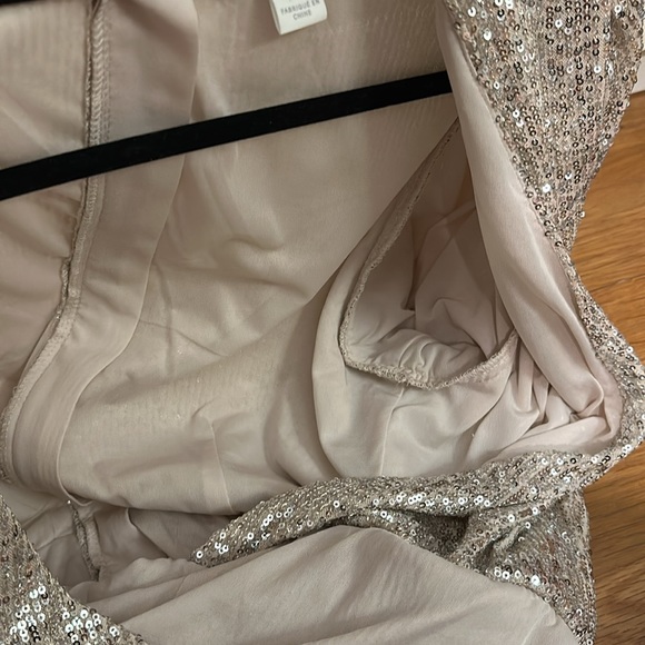 H&M sequined silver long sleeve skort romper - Picture 11 of 11